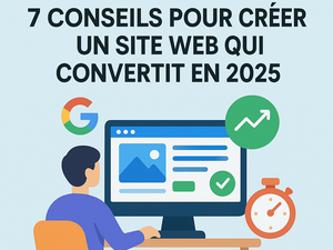 Couverture de 7 conseils pour créer un site web qui convertit en 2025