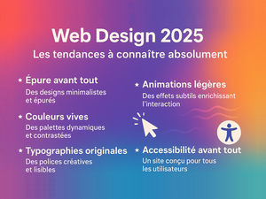 Couverture de Web Design 2025 : les tendances à connaître absolument